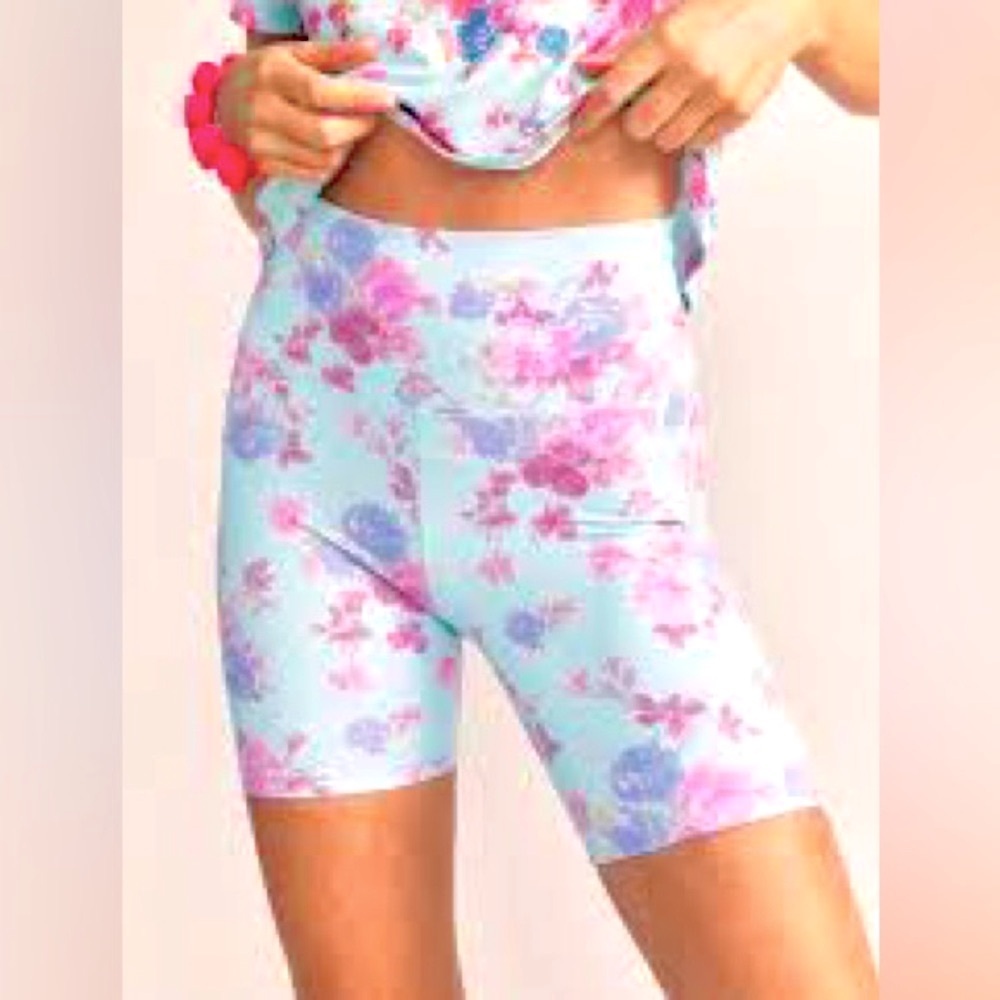 NWT Loveshack Fancy X Beach Riot Bike Shorts